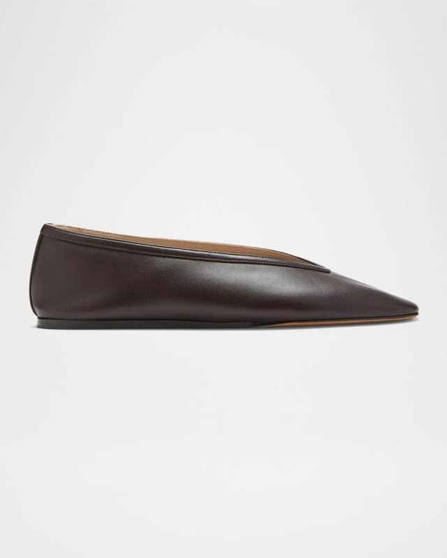 Luna Leather Ballerina Flats